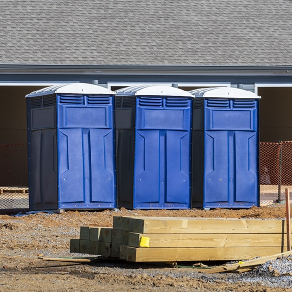 are there any restrictions on where i can place the portable restrooms during my rental period in Turnersburg